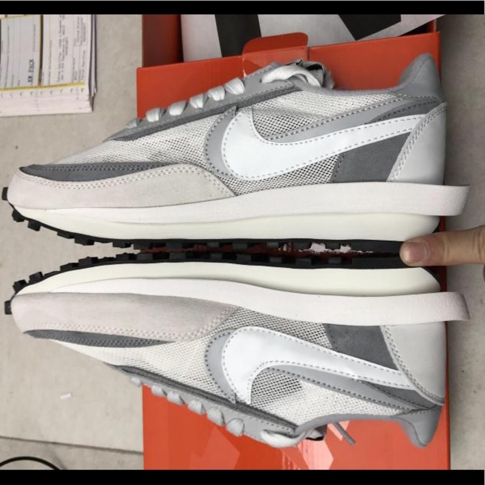NIKE SACAI x LDV waffle “white grey” Godkiller